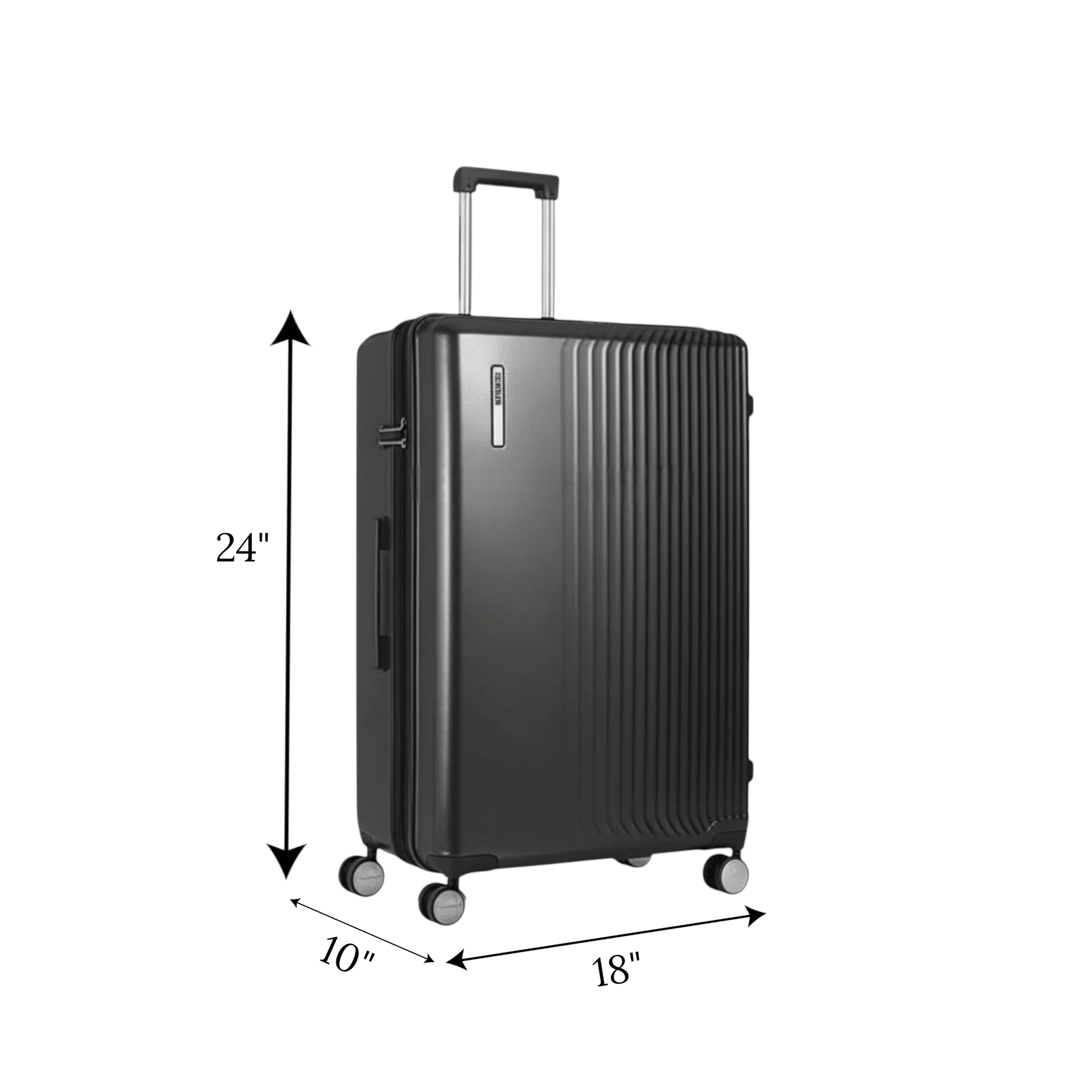 travel bag 25" hard black china na4 - Image 2