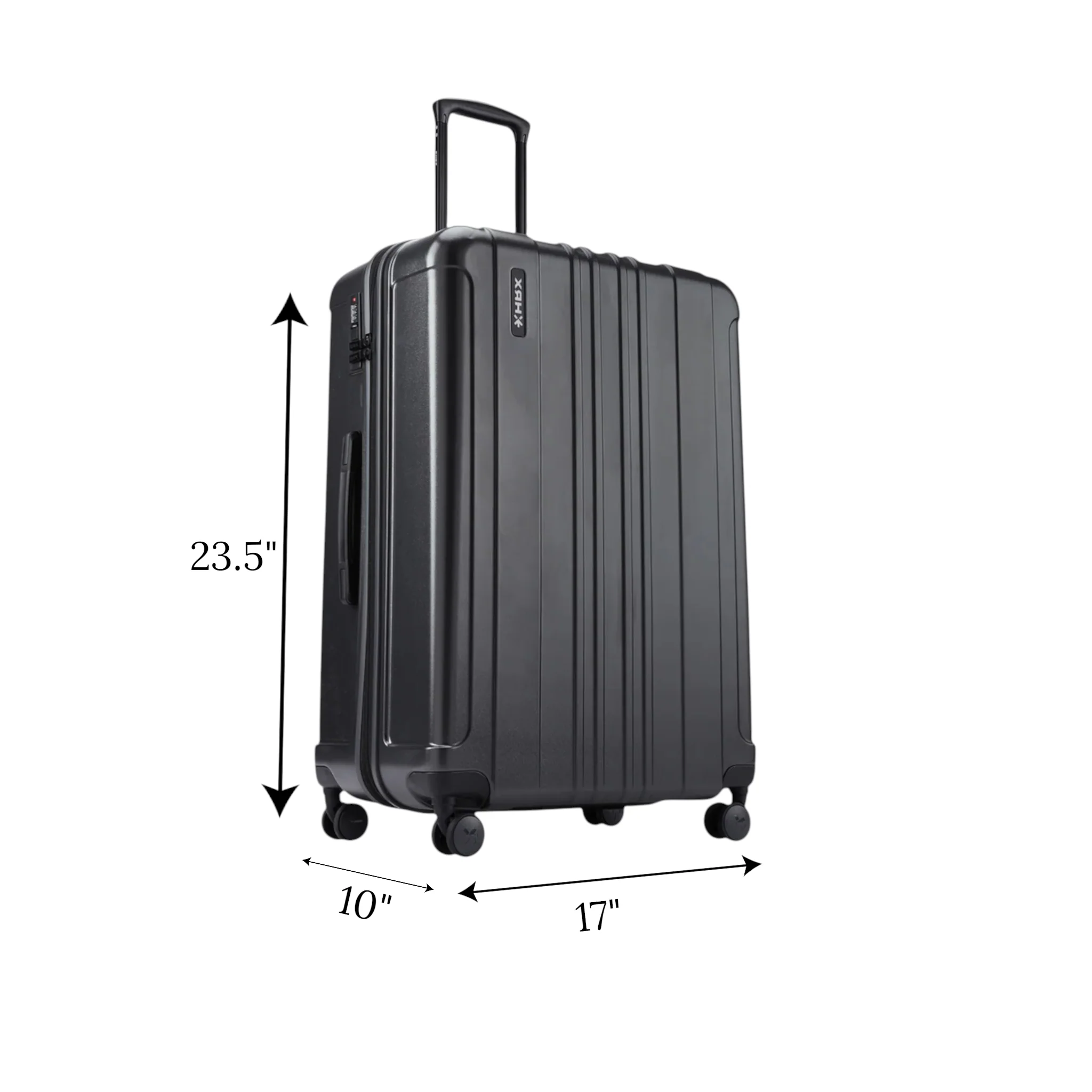 travel bag 25" hard black china tg6-18003 - Image 2