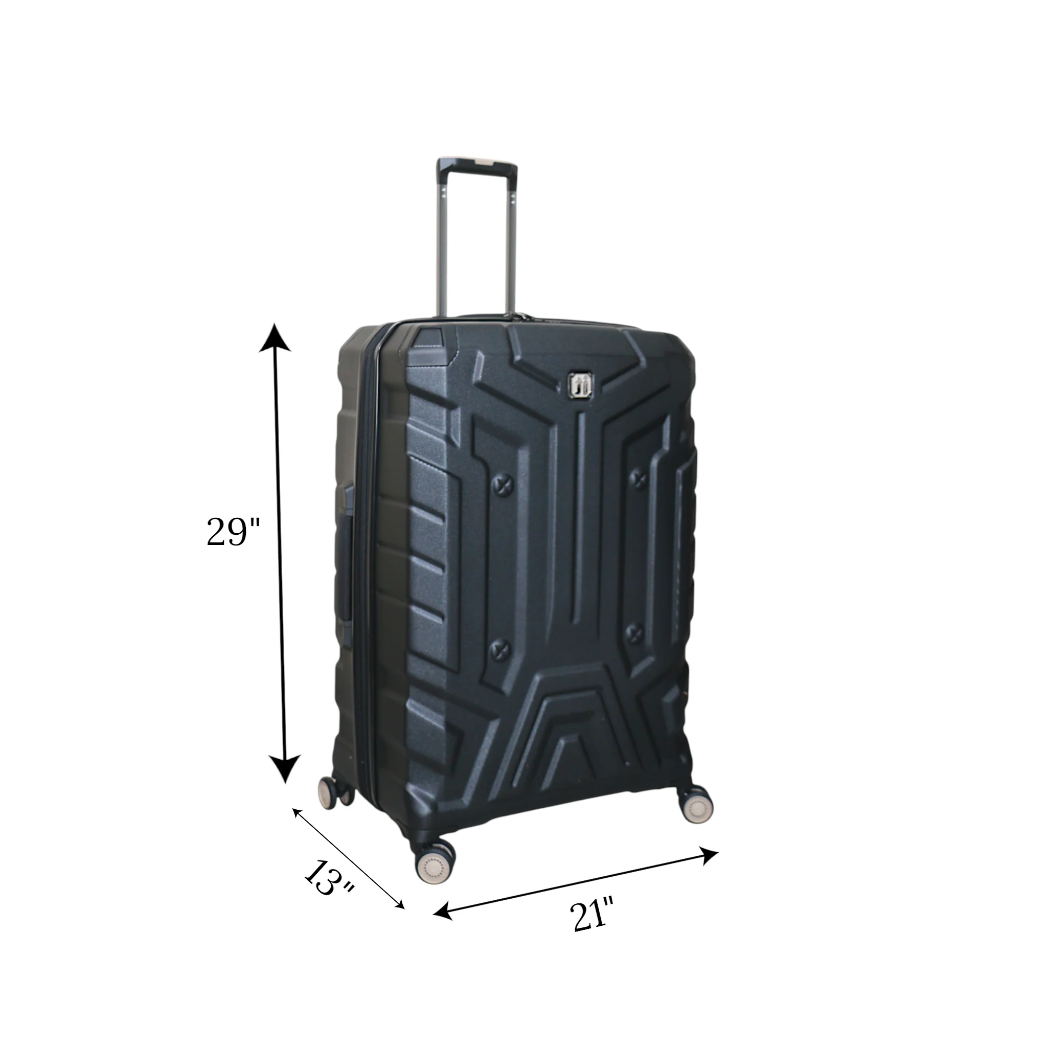 travel bag 29" hard black china 3146 - Image 2