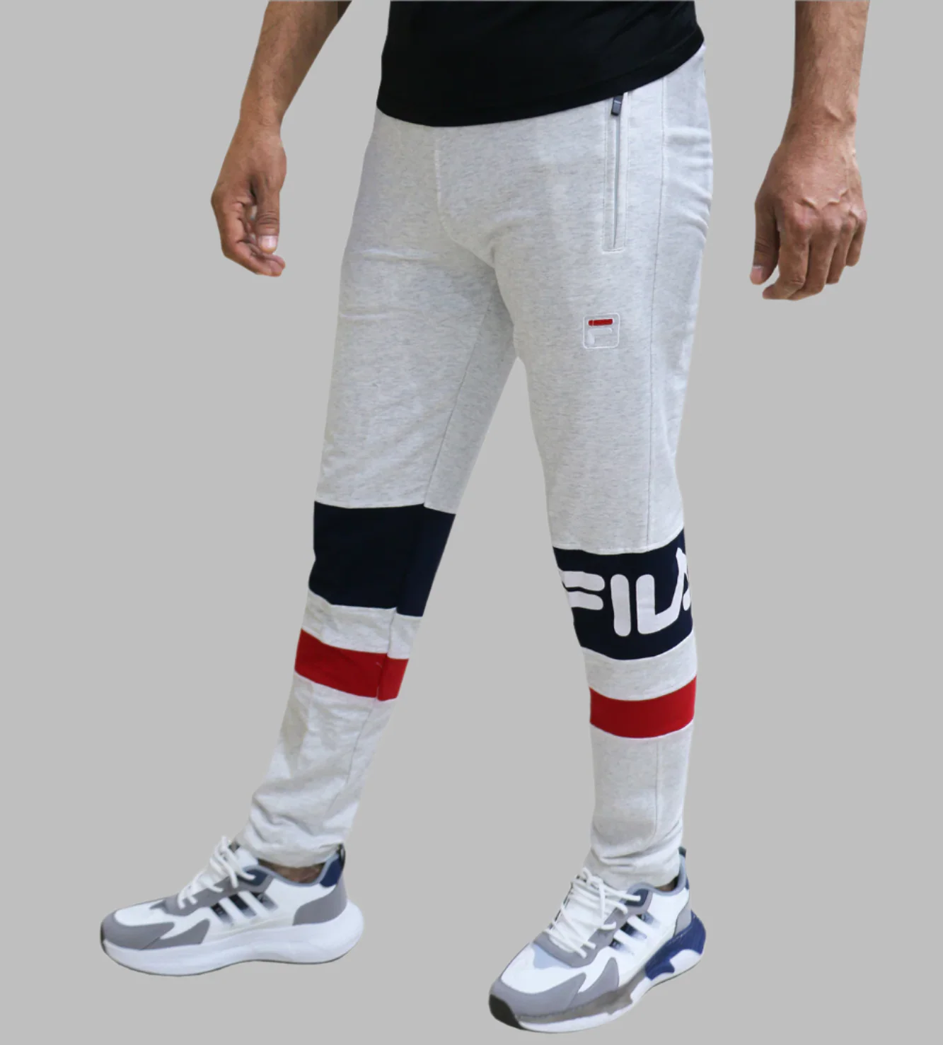 trouser fila cotton off white 7101
