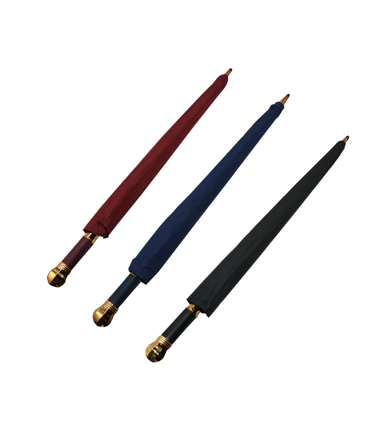 umbrella with golden handle - Image 2