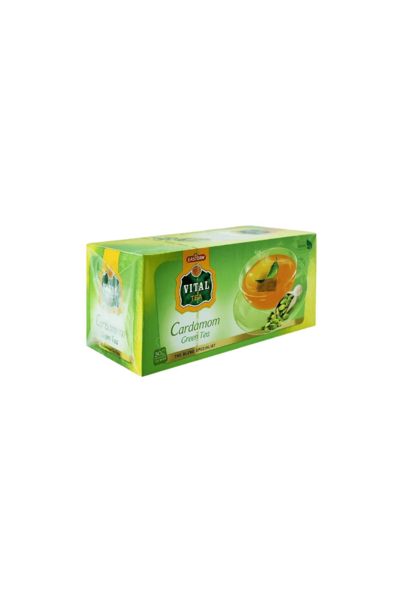 vital green tea cardamom 30tea bag