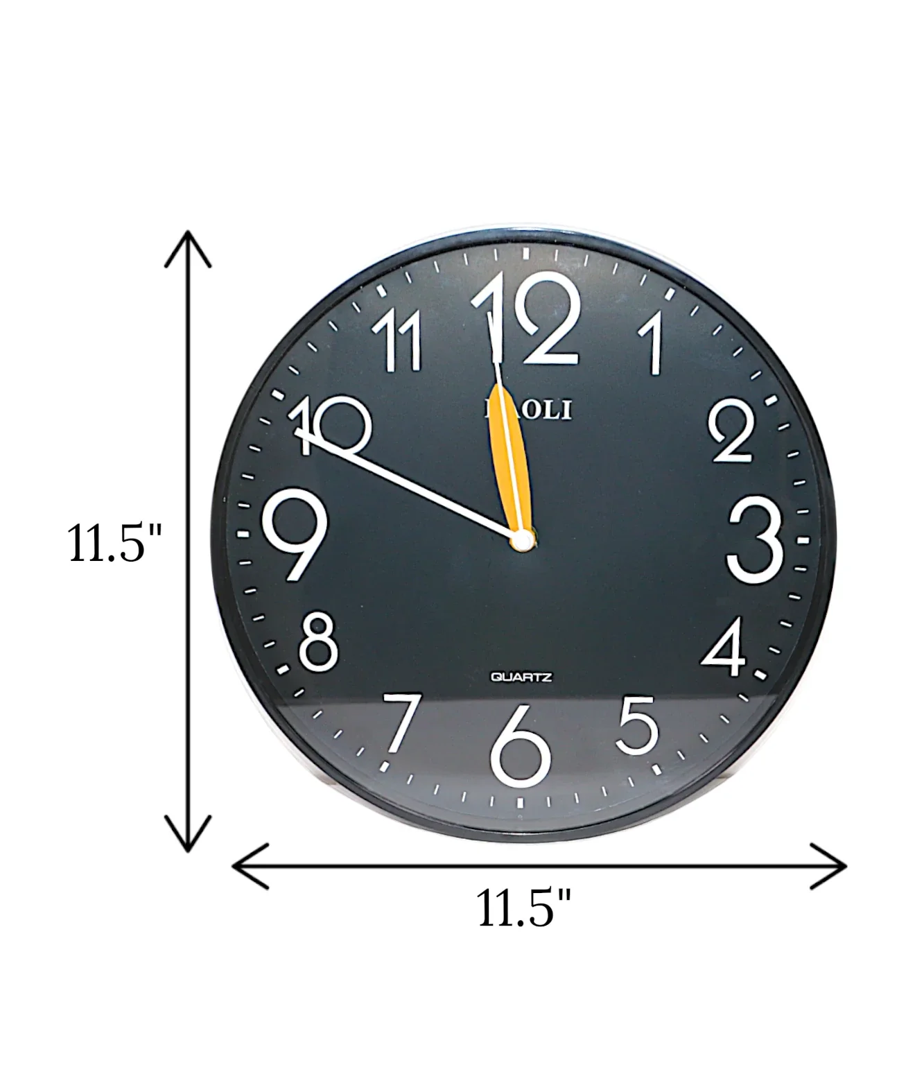 wall clock black china "11.6x11.6" - Image 2