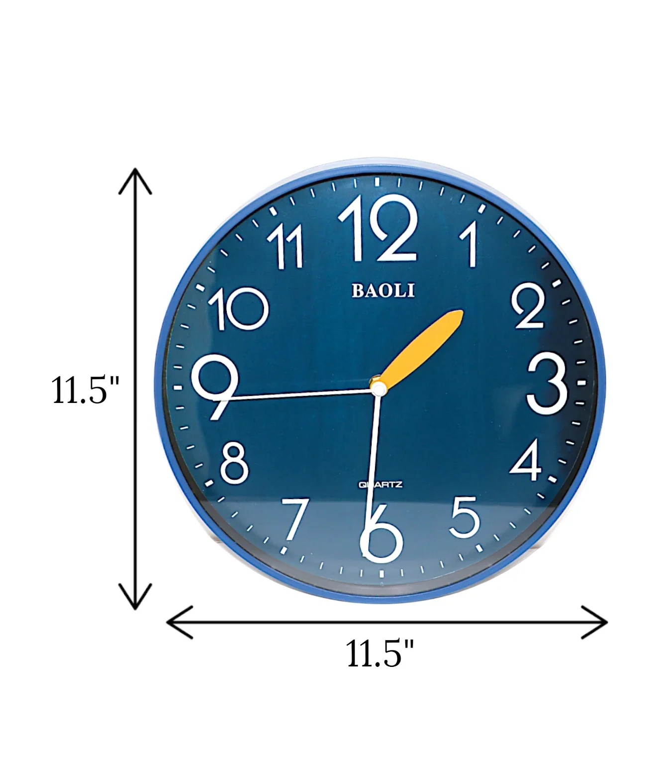 wall clock blue china "11.5x11.5" - Image 2