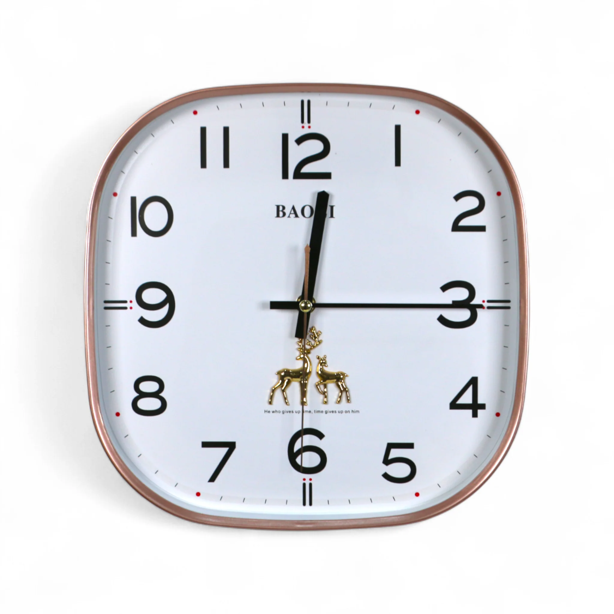 wall clock square china 11.6"x11.6"