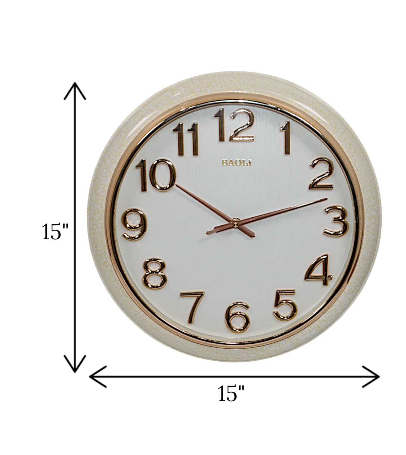 wall clock white china - Image 2