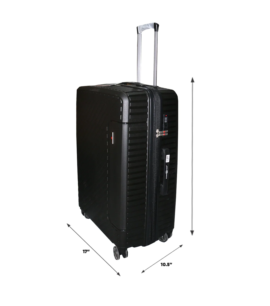 wangbo luggage trolley travel bag 2 handle 24" china d812 - Image 2
