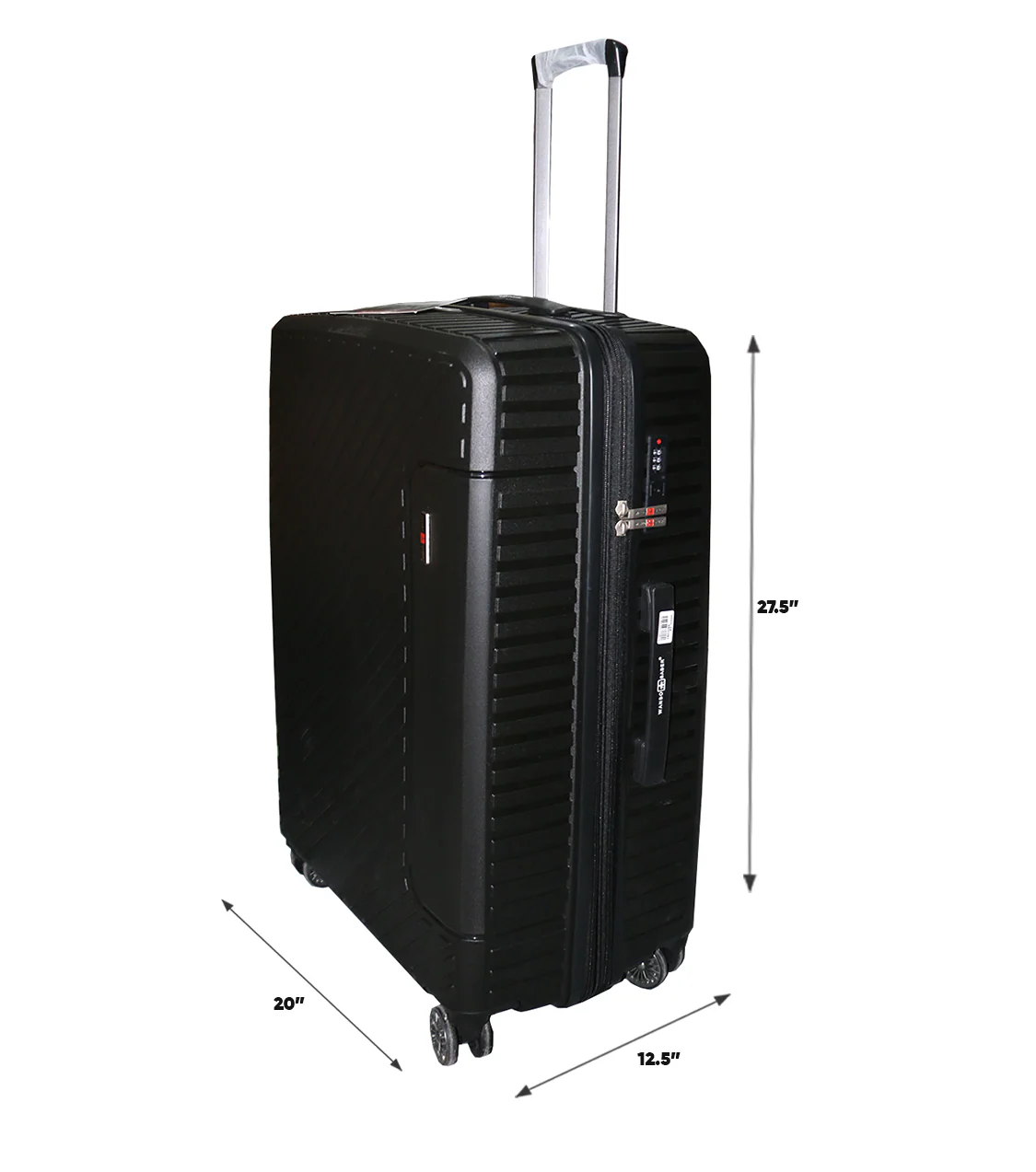 wangbo luggage trolley travel bag 2 handle 28" china d813 - Image 3