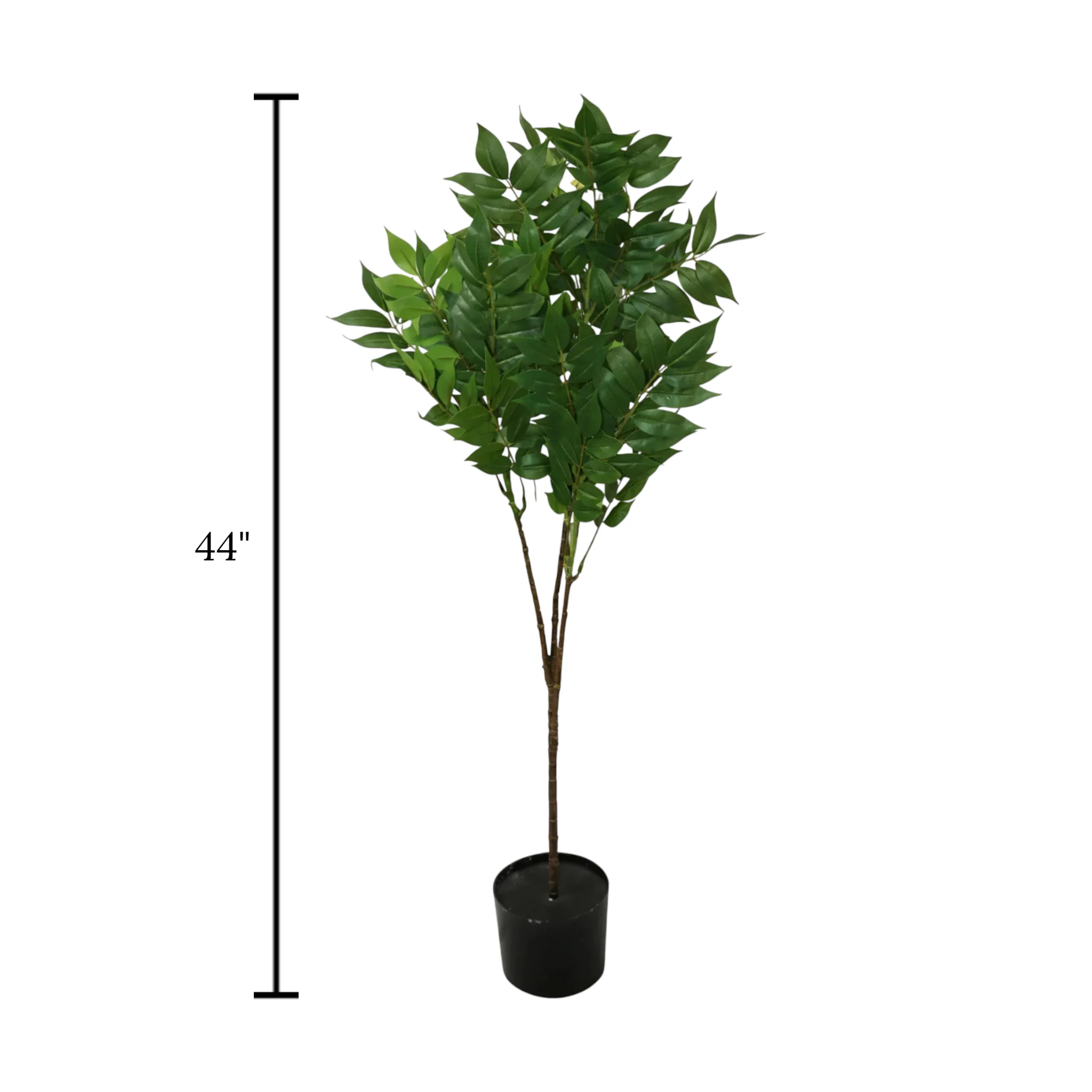 wax tree with plastic pot china 44" - Image 2