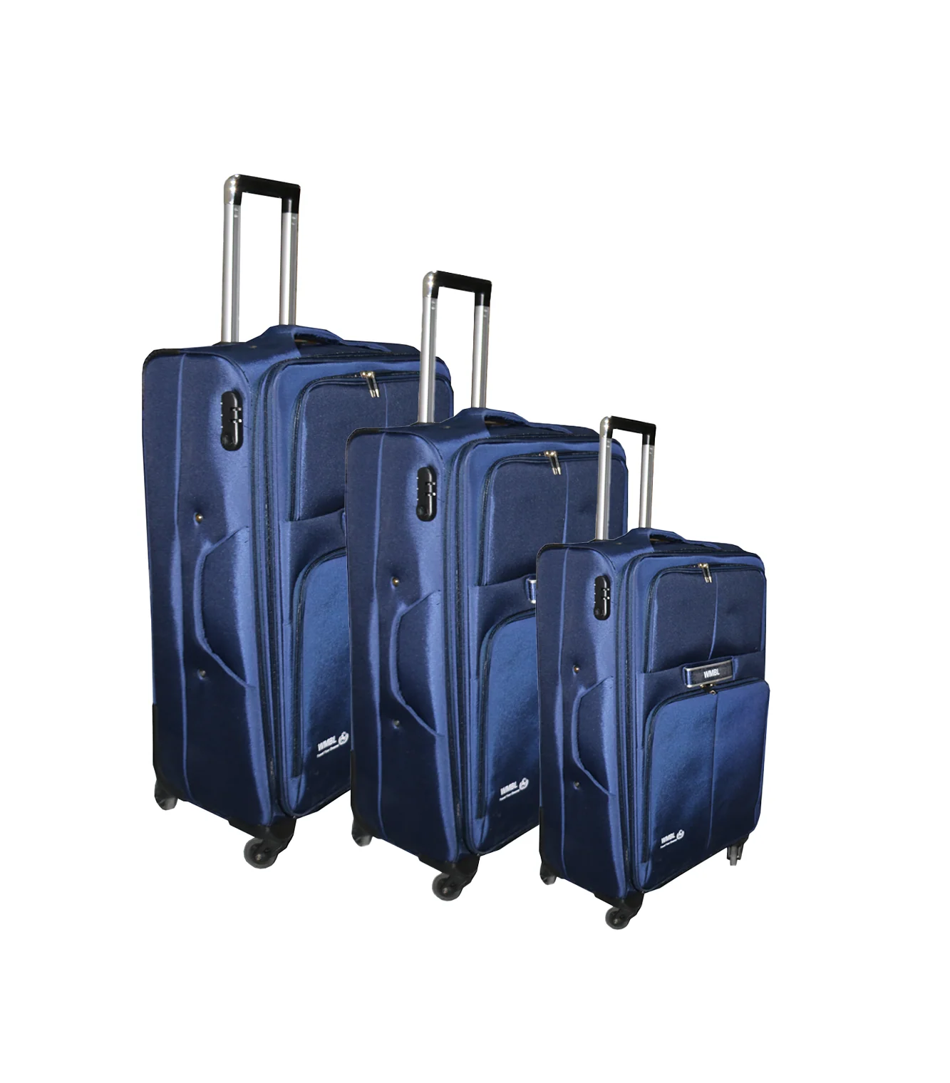wmbl luggage trolley travel bag set china d083 - Image 4