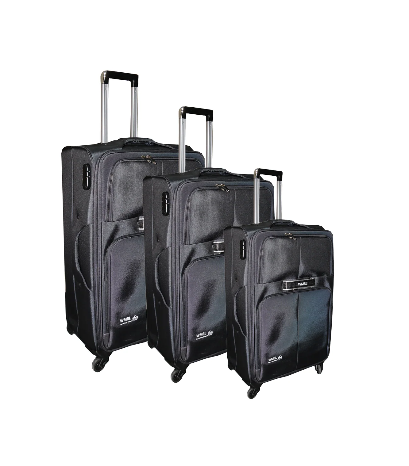 wmbl luggage trolley travel bag set china d083 - Image 5