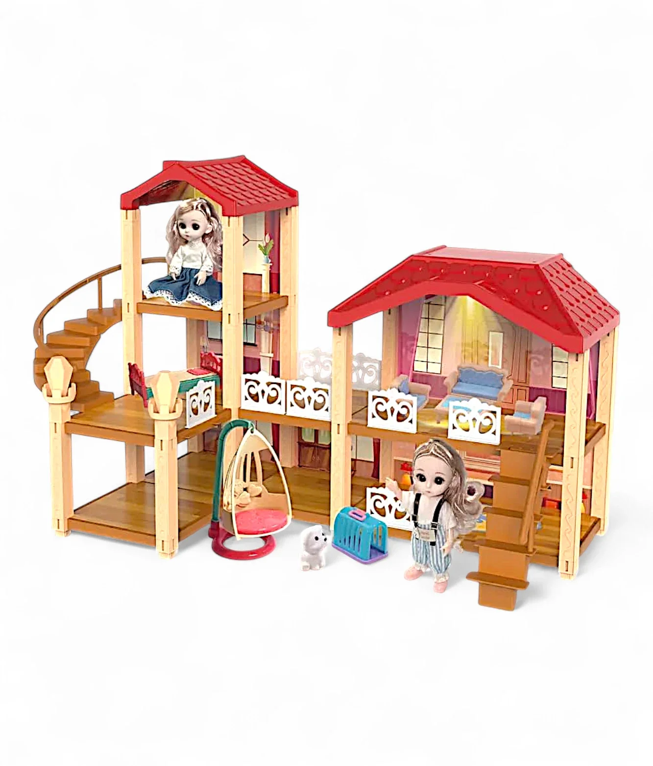 wooden doll house