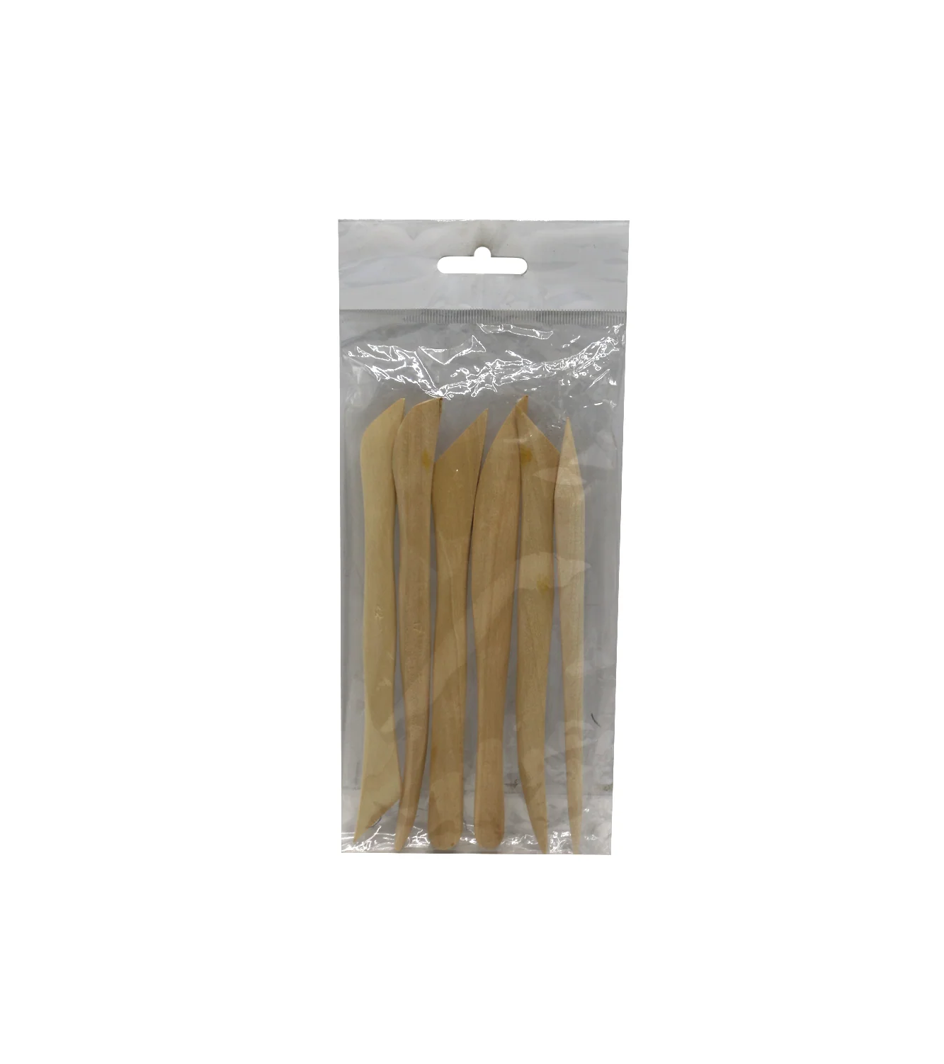 wooden sculptural knife 6pc clay tool set - Image 2