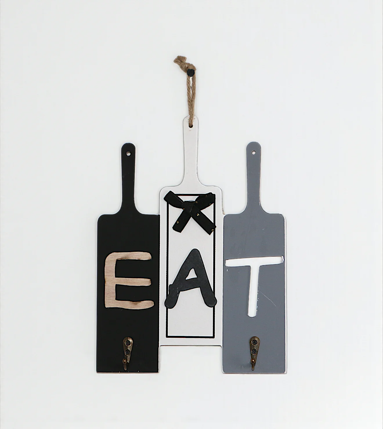 wooden wall hanging bat eat china "9x7.5"