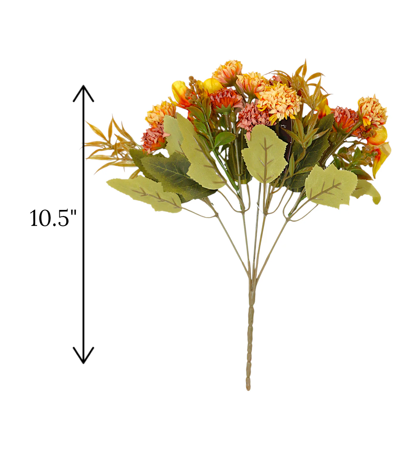 yellow paper bush flower bunch china 10.5" - Image 2