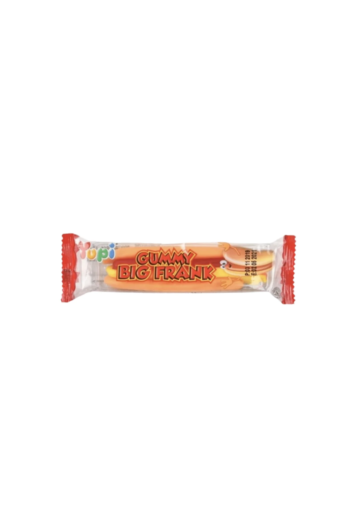 yupi jelly gummy big frank 28g